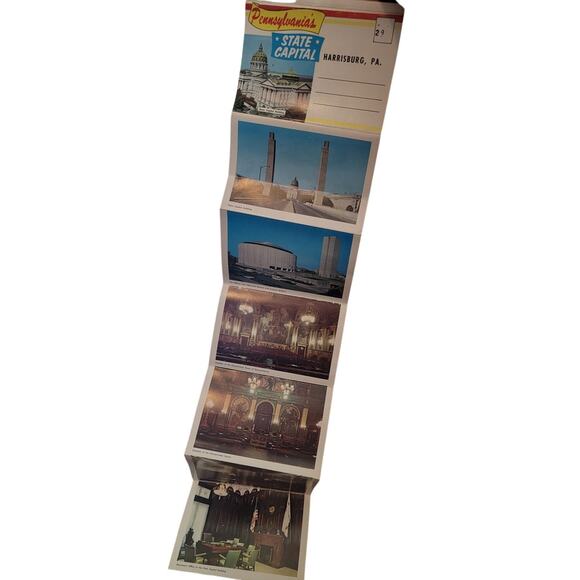 Two Vintage Postcards from Mt. Evans and Harrisburg Pennsylvania - Picture 4 of 9